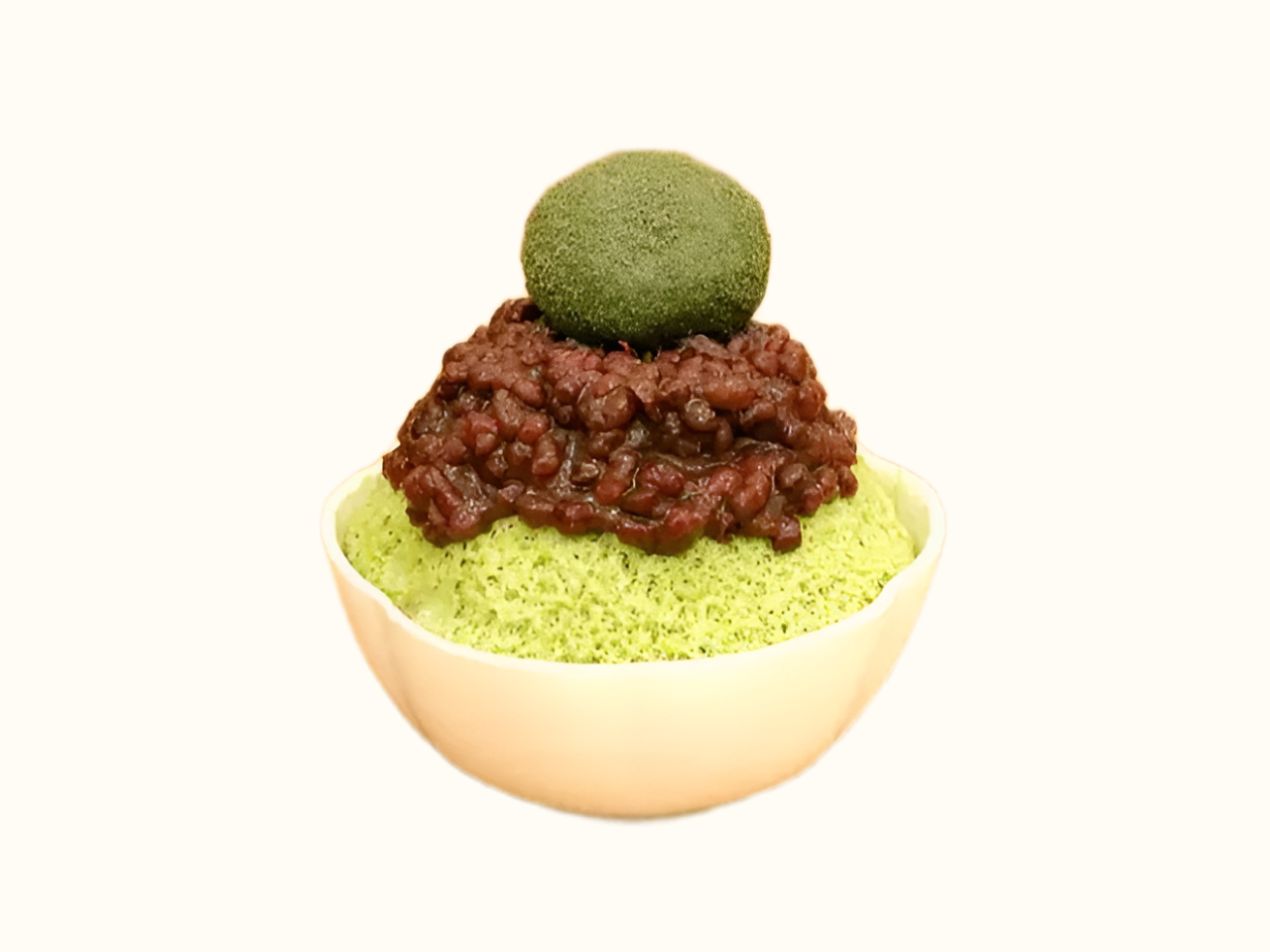 제주말차 팥빙수