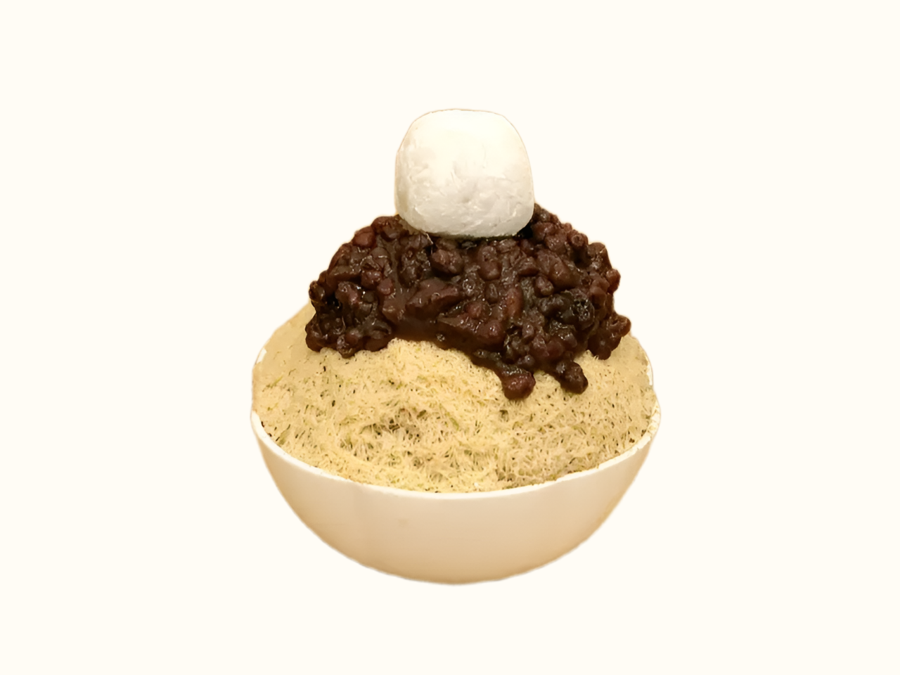 밀크티 팥빙수